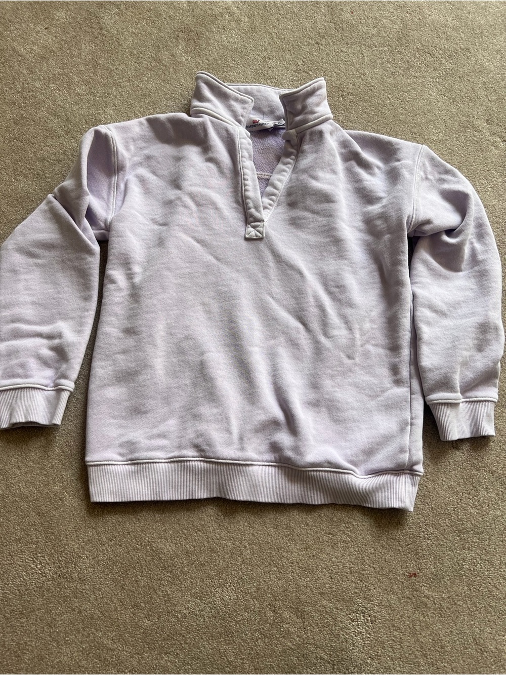 Girls Vineyard Vines Lavender Pullover Sweatshirt